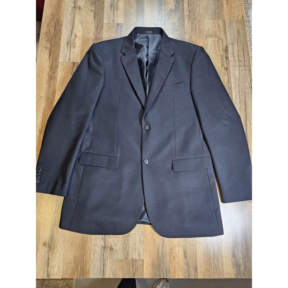 Stacy Adams Black Blazer Sports Coat Men's Size 42 L